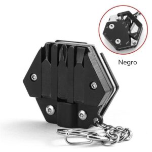 Herramienta multifuncional 6 en 1 - hexagonal EDC para exteriores, 6 herramientas en 1 llavero