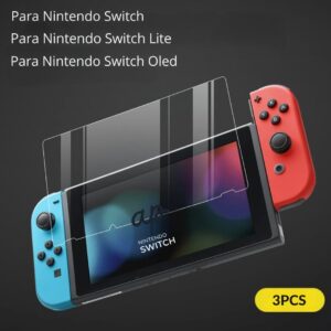 Protector de pantalla de cristal templado para Nintendo Switch Lite, Estándar y OLED