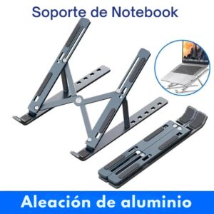 Soporte de Notebook metálico ergonómico, de calidad, soporta hasta 40 kilos