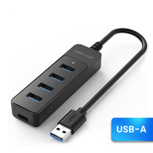 Hub USB-C 3.0 de Alta Velocidad: Adaptador con 4 Puertos USB Para PC y Notebook