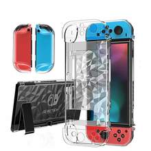 Funda Protectora Transparente para Nintendo Switch y Joy-Con con Vidrio Templado Incluido