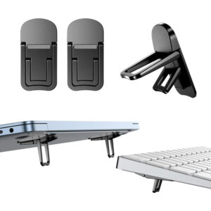 Soporte Plegable Para Notebook y Tablet, refrigeración  y elevador ajustable Universal (2uds)